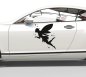 Preview: 46143 Fee Silhouette mit Sternen Aufkleber